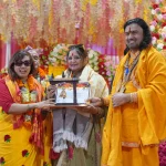 दीपाश्री निरौलाद्वारा आश्रम निर्माणको लागि ५१ हजार सेवा दान