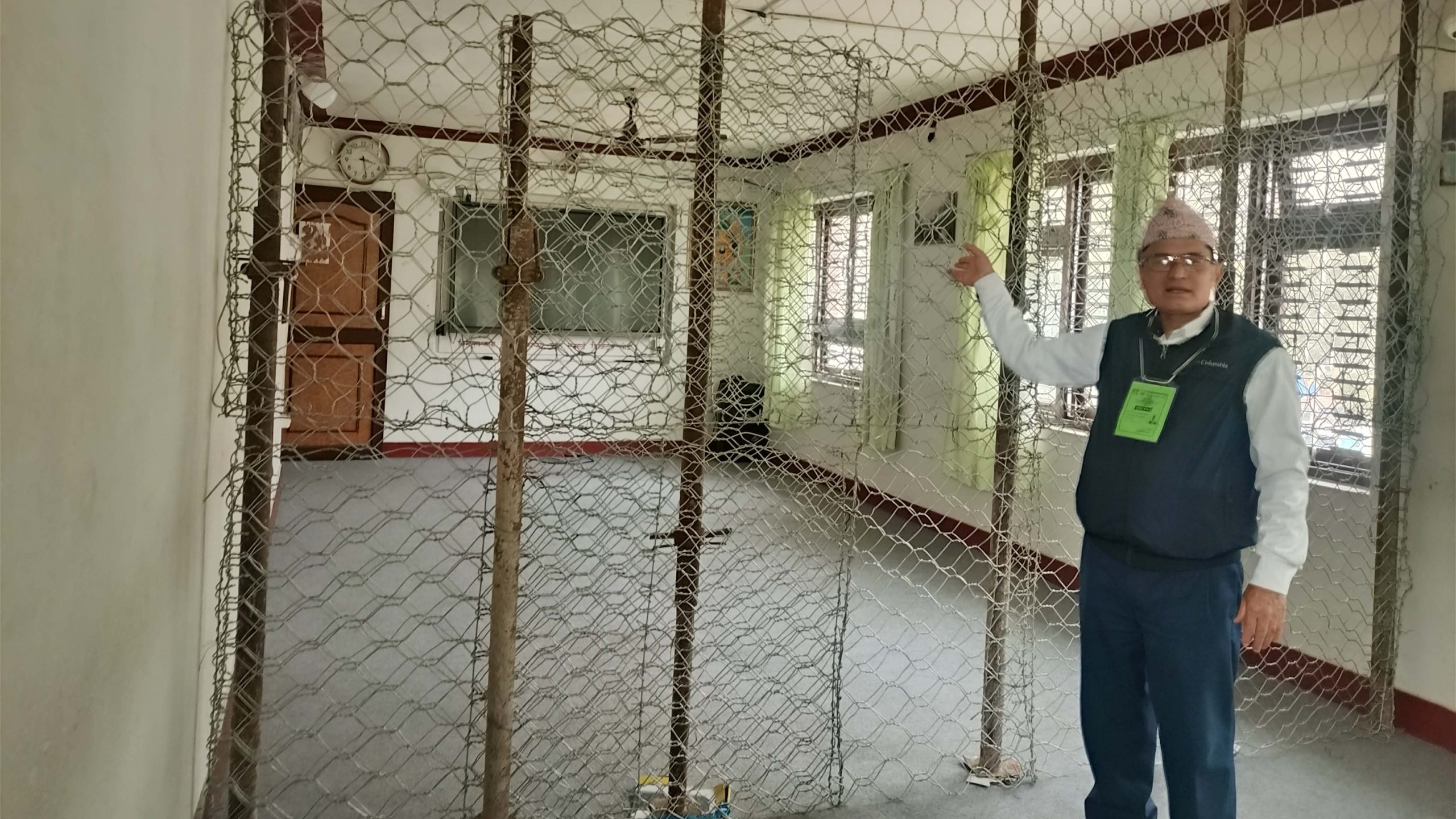 गोरखामा तारजाली र सिसिटिभी सहितको मतगणनास्थल तयार