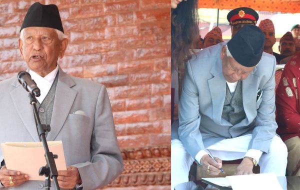 अर्जुनरसिंह केसीद्धारा संसद कार्यभार सम्हाल