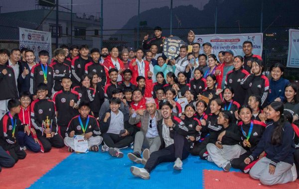 तारकेश्वर नगरपालिका लगातार तेस्रो पटक राष्ट्रपति रनिङ शिल्डको विजेता