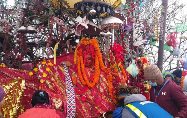 पाथीभरामा चढाइएको सुनचाँदी प्रशोधन : ५० तोला सुन प्राप्त