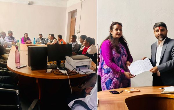 आँपपिपल अस्पताल निरीक्षण गर्न पुगे कबिन्द्र बुर्लाकोटी, उपकरण र पूर्वाधार सुधारको माग