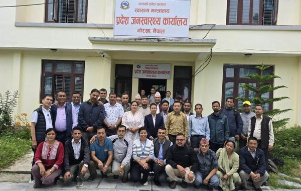 प्रदेश जनस्वास्थ्य कार्यालय गोरखाद्वारा ११४ विद्यालयका प्रधानाध्यापकलाई स्वास्थ्य प्रवर्द्धनात्मक विद्यालय अभियानसम्बन्धी अभिमुखीकरण