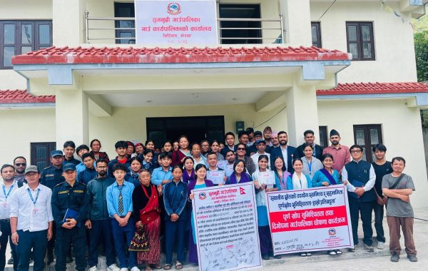 चुमनुब्री गाउँपालिका पूर्ण खोप सुनिश्चितता तथा दिगोपना गाउँपालिका घोषणा