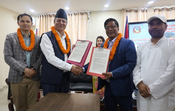 पालुङटार र टोखा नगरपालिकाबीच भगिनी सम्बन्ध स्थापना, सुशासनदेखि पर्यटन प्रवर्द्धनसम्म सहकार्य गर्ने सहमति