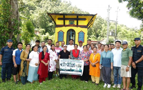ऐतिहासिक लिगलिगे दौडको प्रारम्भिक स्थलमा सरसफाई तथा वृक्षारोपण सम्पन्न