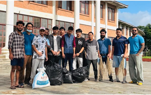 कीर्तिपुरमा बृहत् सरसफाइ अभियान, समाजसेवीदेखि विद्यार्थीको उत्साहजनक सहभागिता