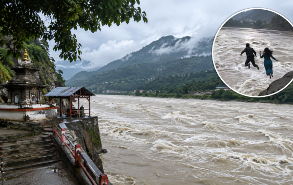 काभ्रेमा सुनकोसी नदीमा हामफालेपछि दम्पती बेपत्ता