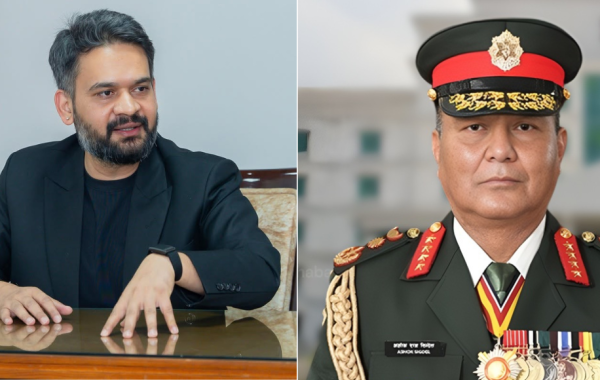 रास्वपा सांसदको हप्कीदप्कीप्रति सेनाको आपत्ति, प्रधानसेनापति सिग्देलले भेटे प्रधानमन्त्री वालेन्द्र शाहलाई